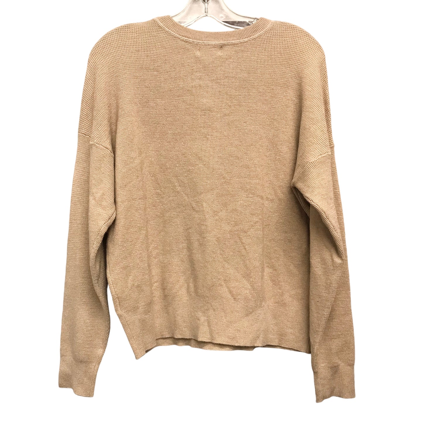 Top Ls Basic By Thread And Supply In Tan, Size:S