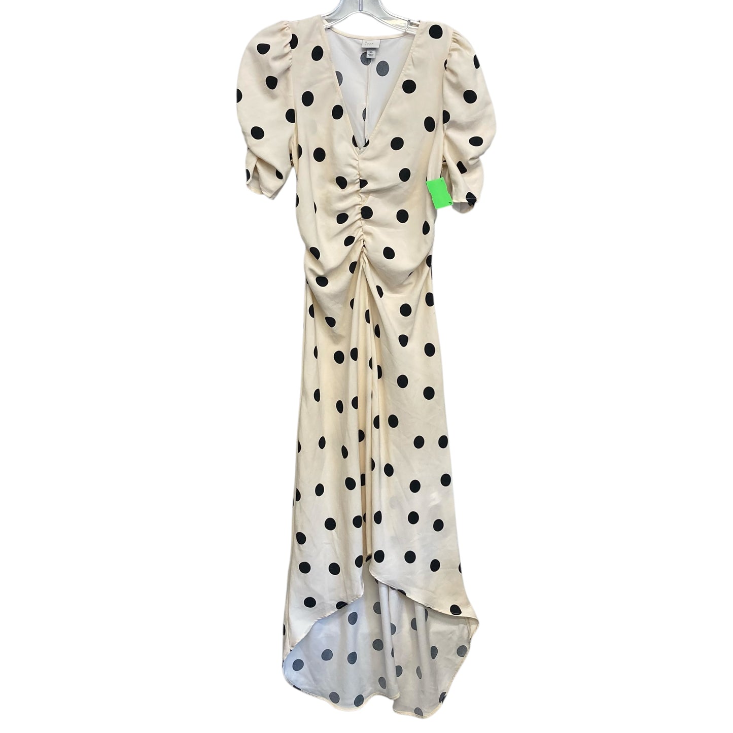 Dress Casual Maxi By A New Day In Polkadot Pattern, Size:Xs