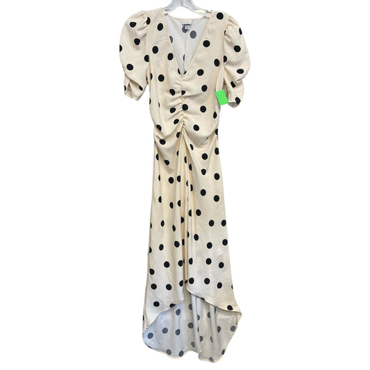 Dress Casual Maxi By A New Day In Polkadot Pattern, Size:Xs