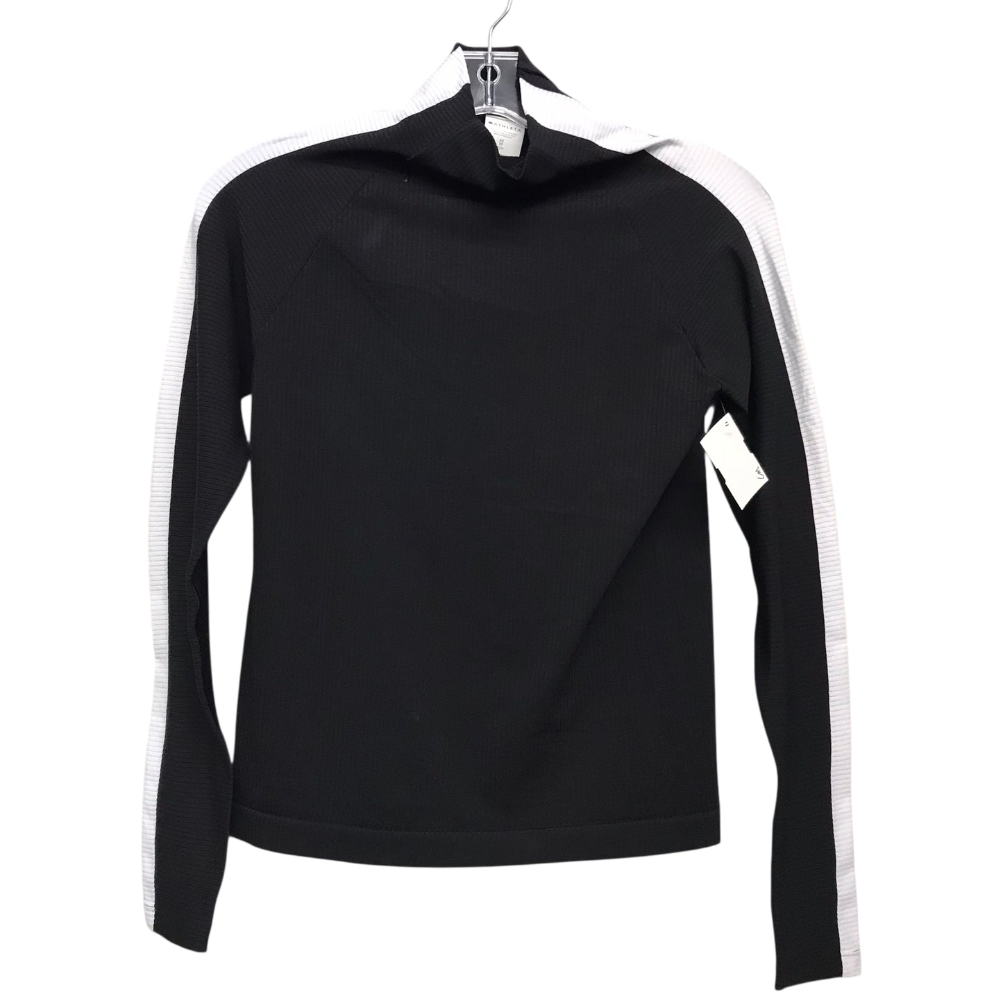 Athletic Top Ls Crewneck By Athleta In Black, Size:Xs