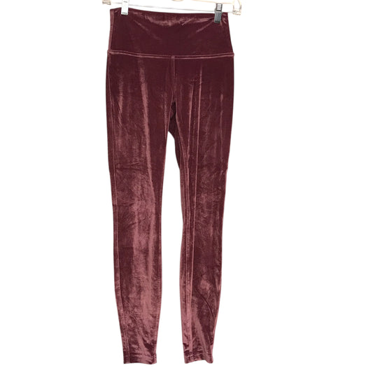 Athletic Leggings By Lululemon In Pink, Size:S