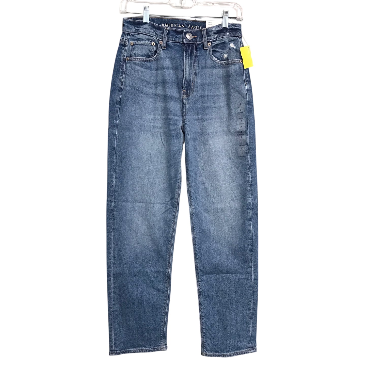 Jeans Skinny By American Eagle In Blue Denim, Size:2