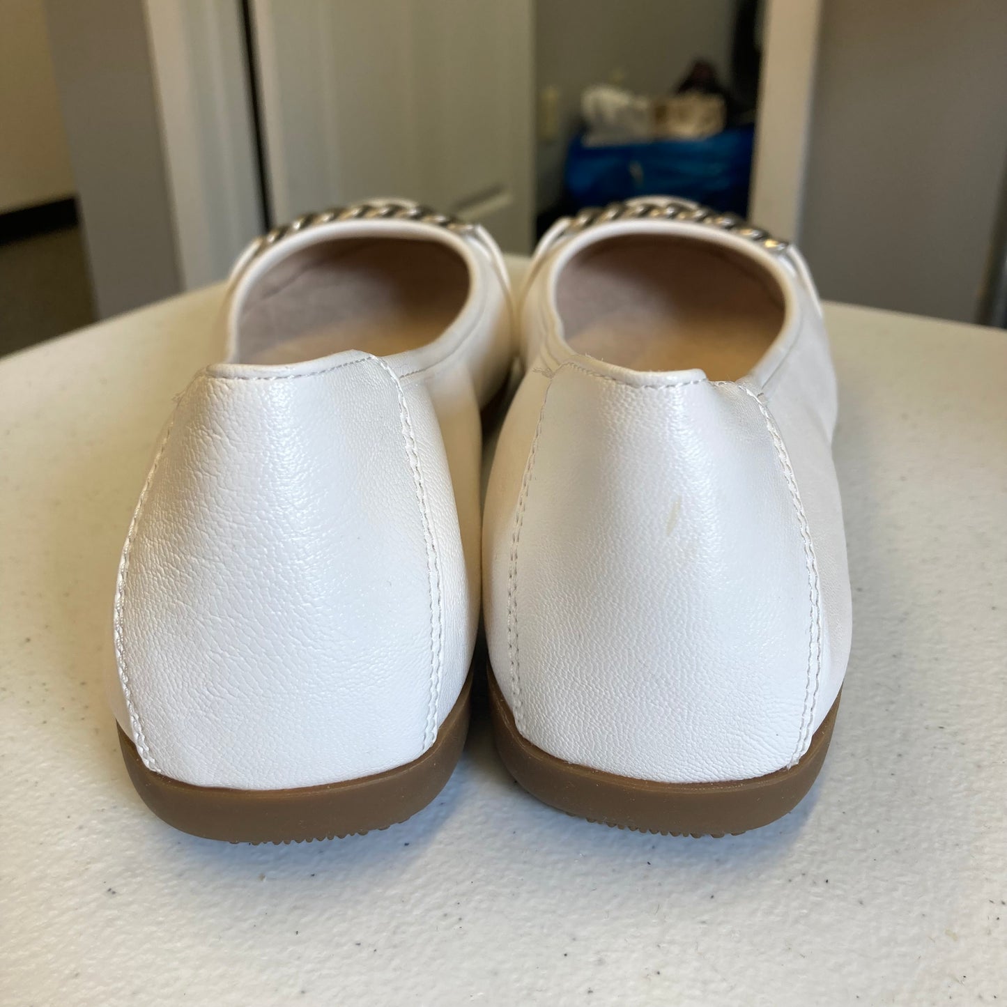 Shoes Flats By Cliffs By White Mountain In White, Size:8