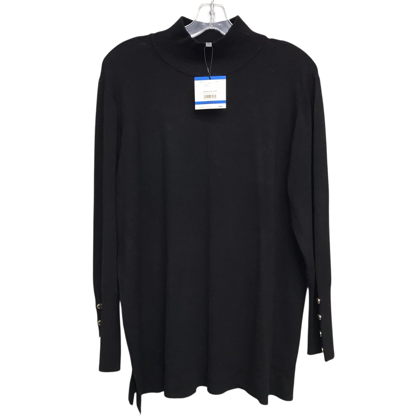 Sweater By Anne Klein In Black, Size:Xl
