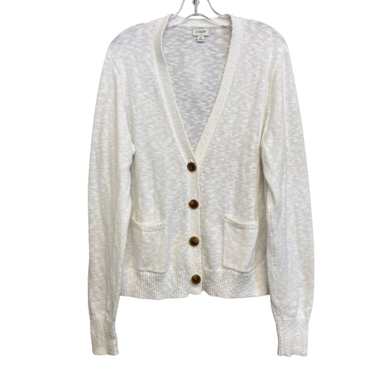 Cardigan By J. Crew In White, Size:Xl
