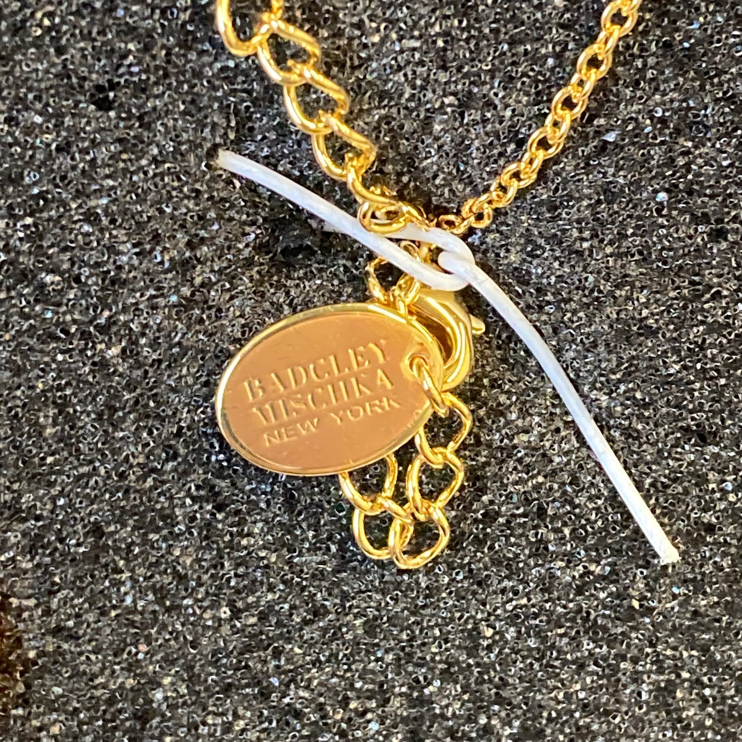 Necklace Charm By Badgley Mischka In Gold