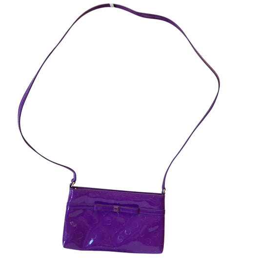 Crossbody Designer By Kate Spade In Purple, Size:Small