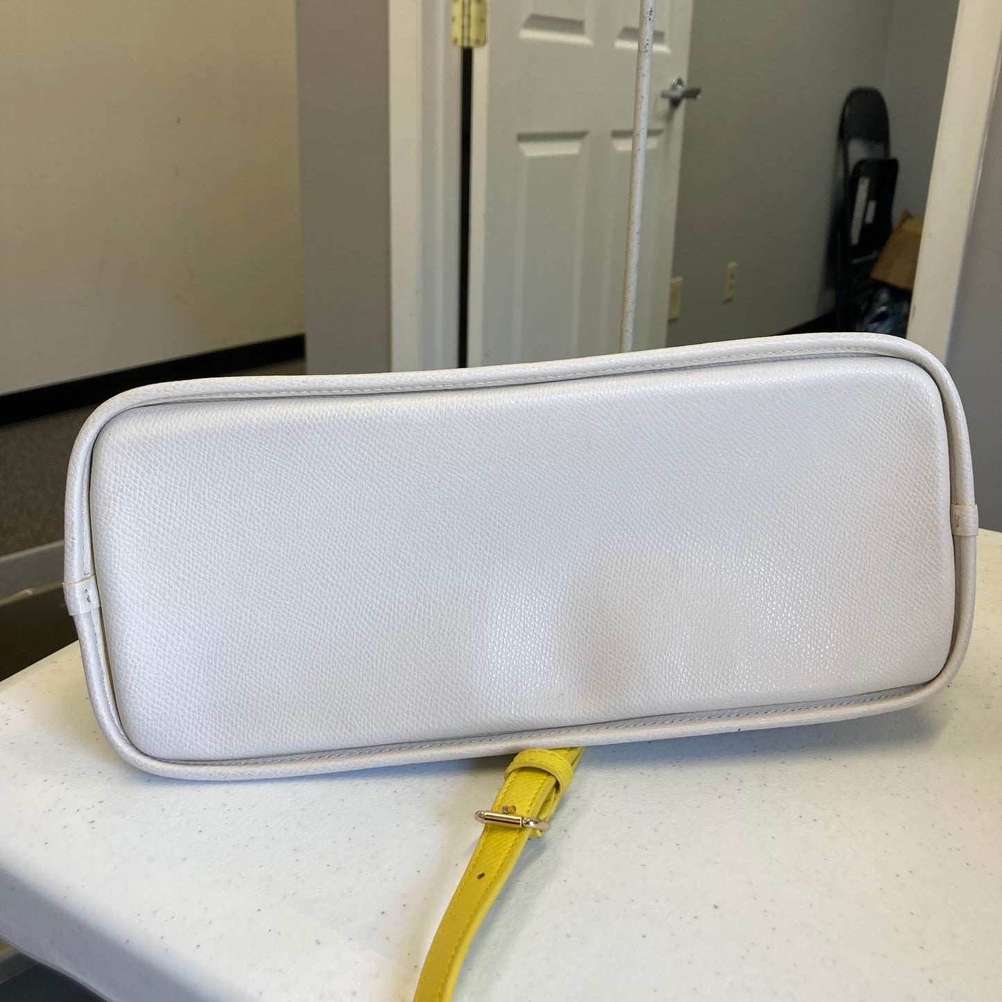 Handbag Designer By Coach In Yellow, Size:Medium