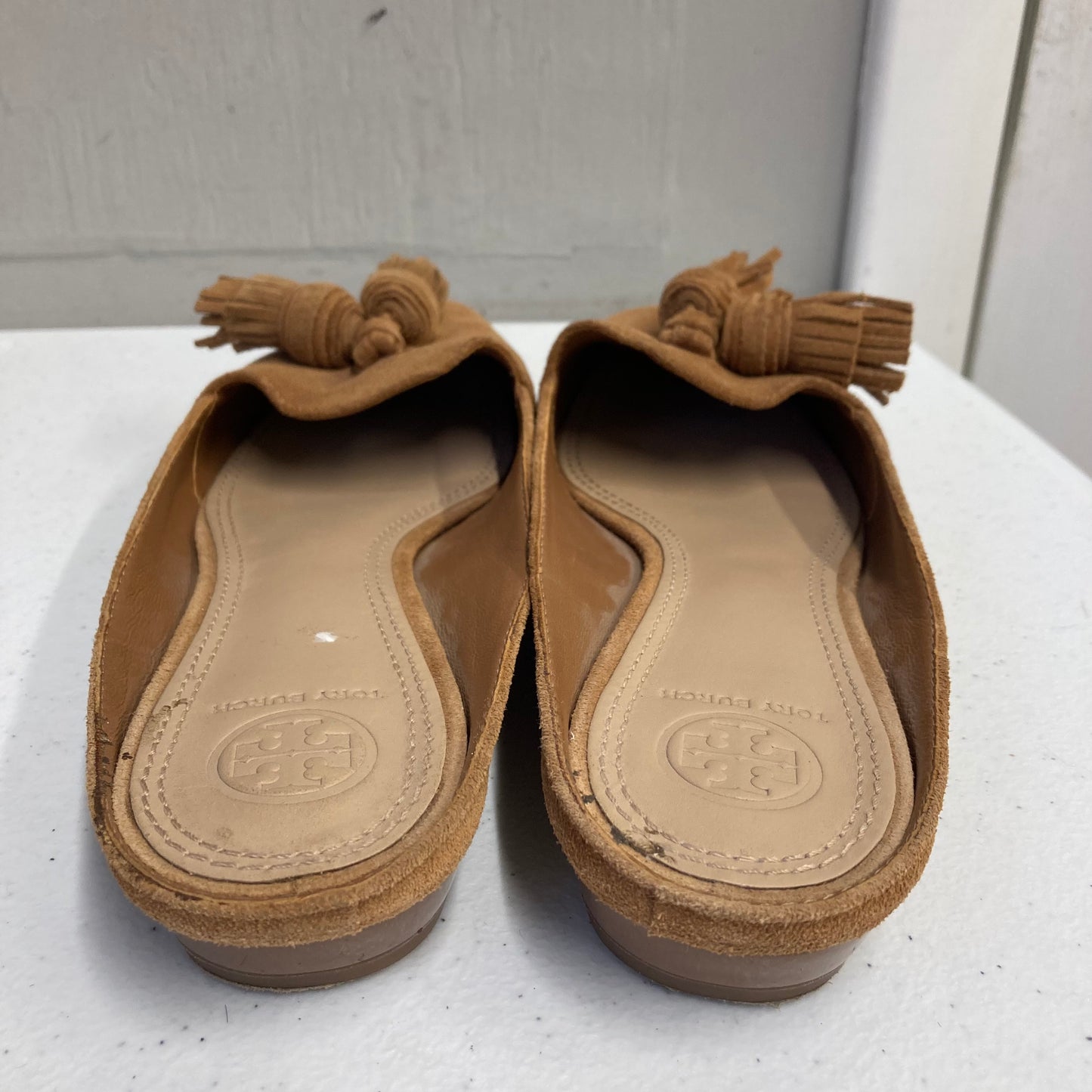 Shoes Designer By Tory Burch In Tan, Size:7