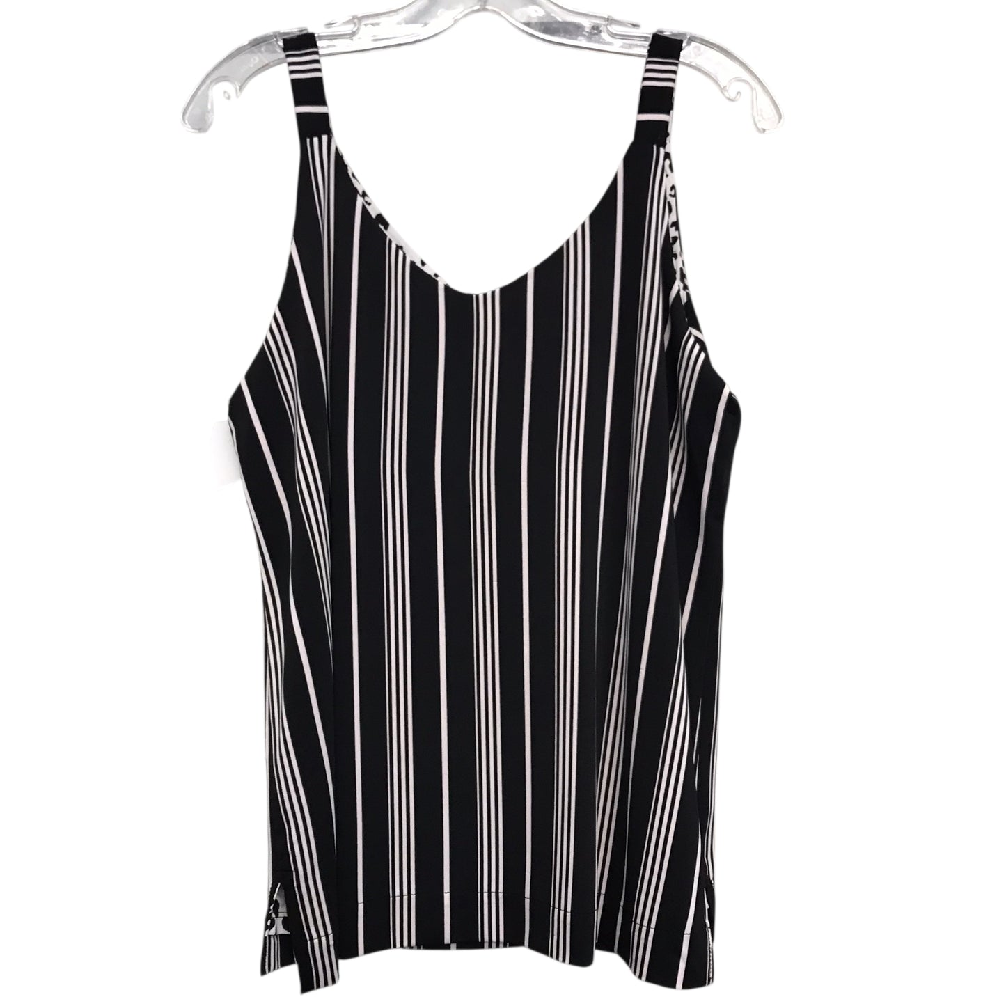 Top Sleeveless By Nygard Peter In Black & White, Size:M