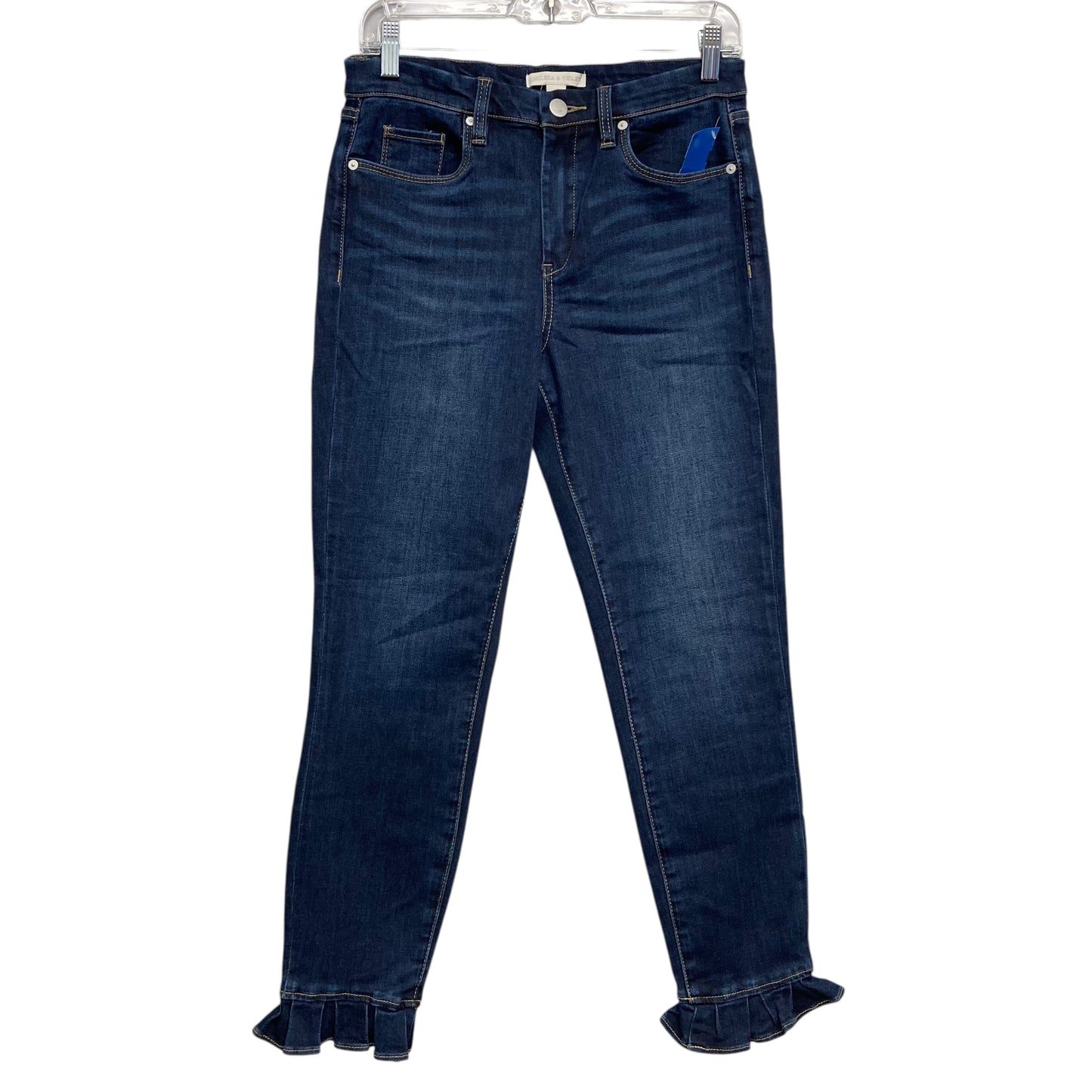 Jeans Boot Cut By Chelsea And Violet In Blue Denim, Size:8