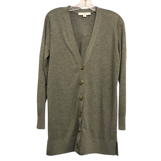 Sweater Cardigan By Loft In Green, Size:M