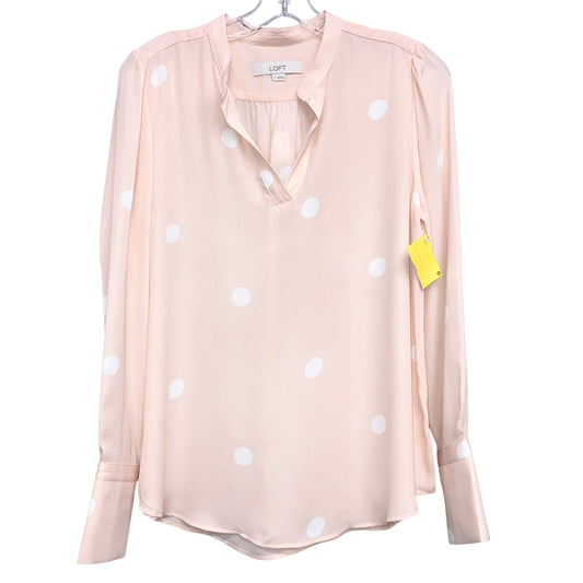 Top Ls By Loft In Polkadot Pattern, Size:S