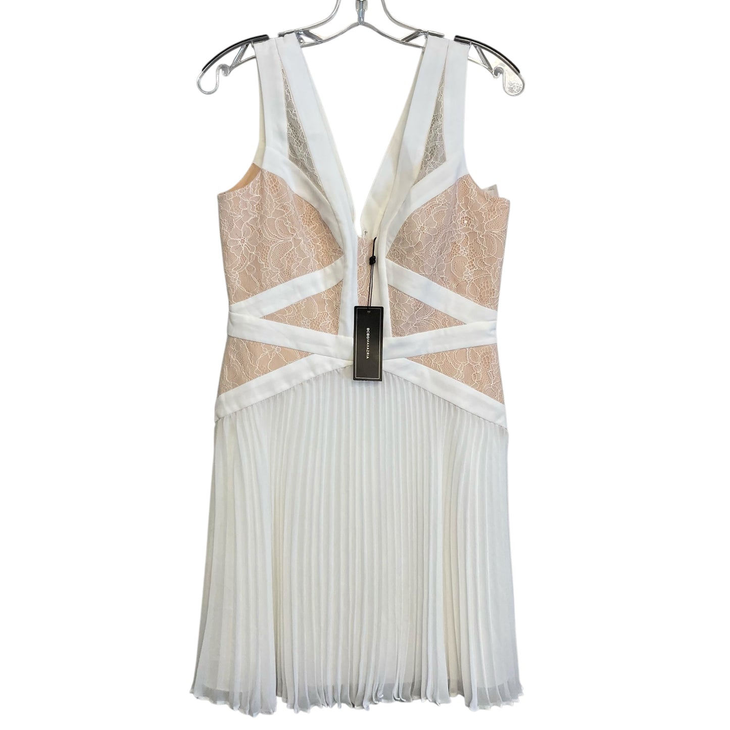 Dress Party Short By Bcbgmaxazria In White, Size:M