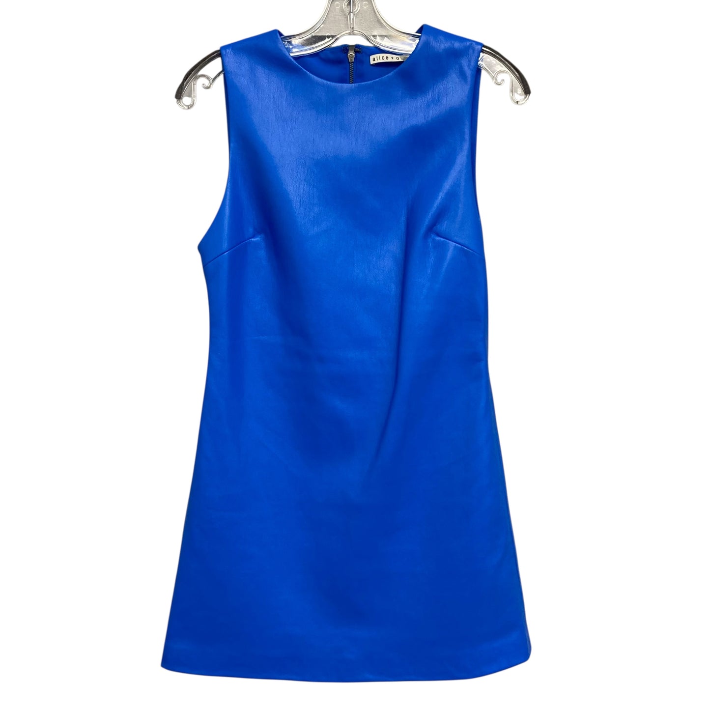 Dress Designer By Alice + Olivia In Blue, Size:Xs