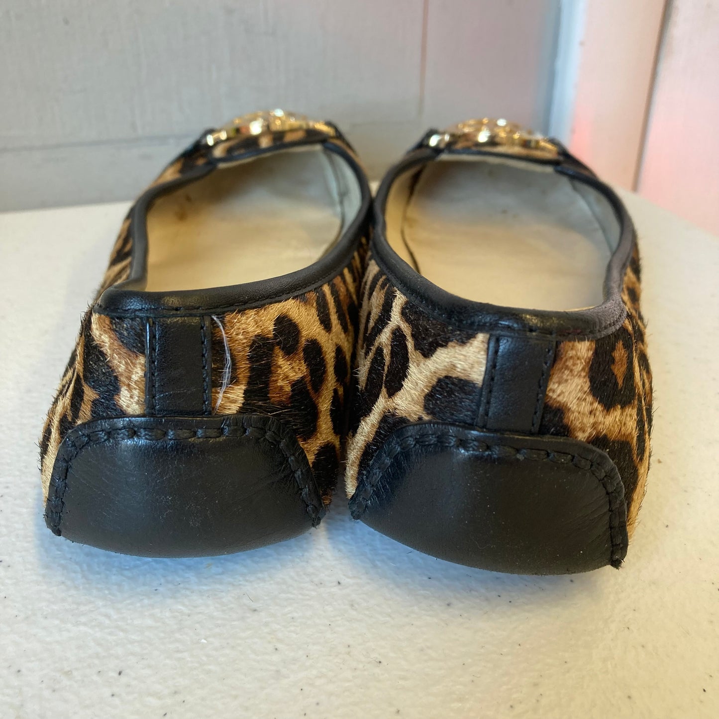 Shoes Designer By Michael Kors In Animal Print, Size:6