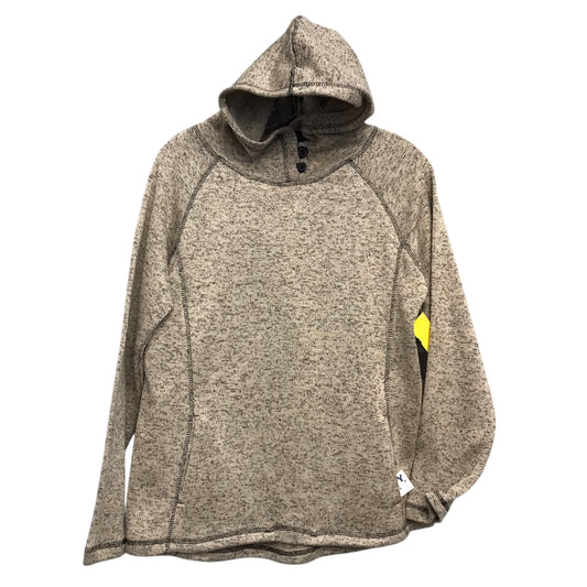 Sweatshirt Hoodie By Victory Outfitters In Tan & Grey Size:M