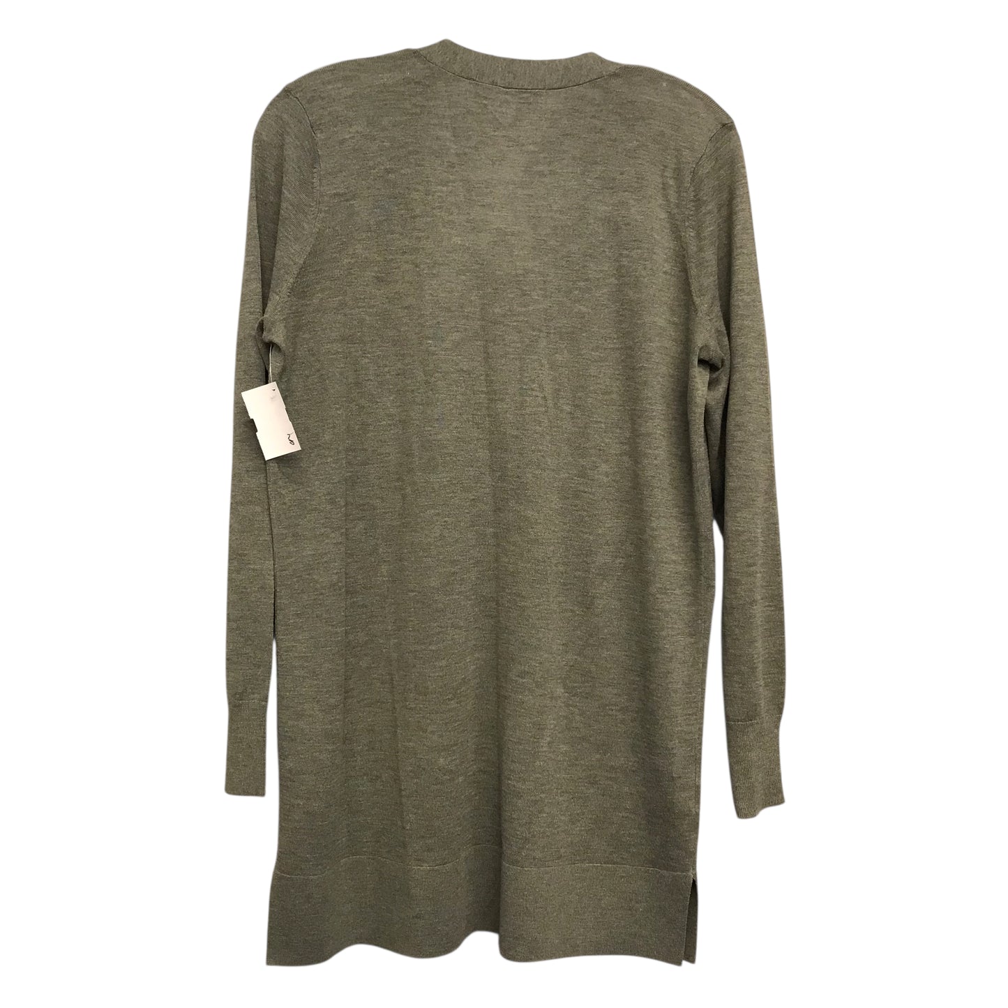 Sweater Cardigan By Loft In Green, Size:M