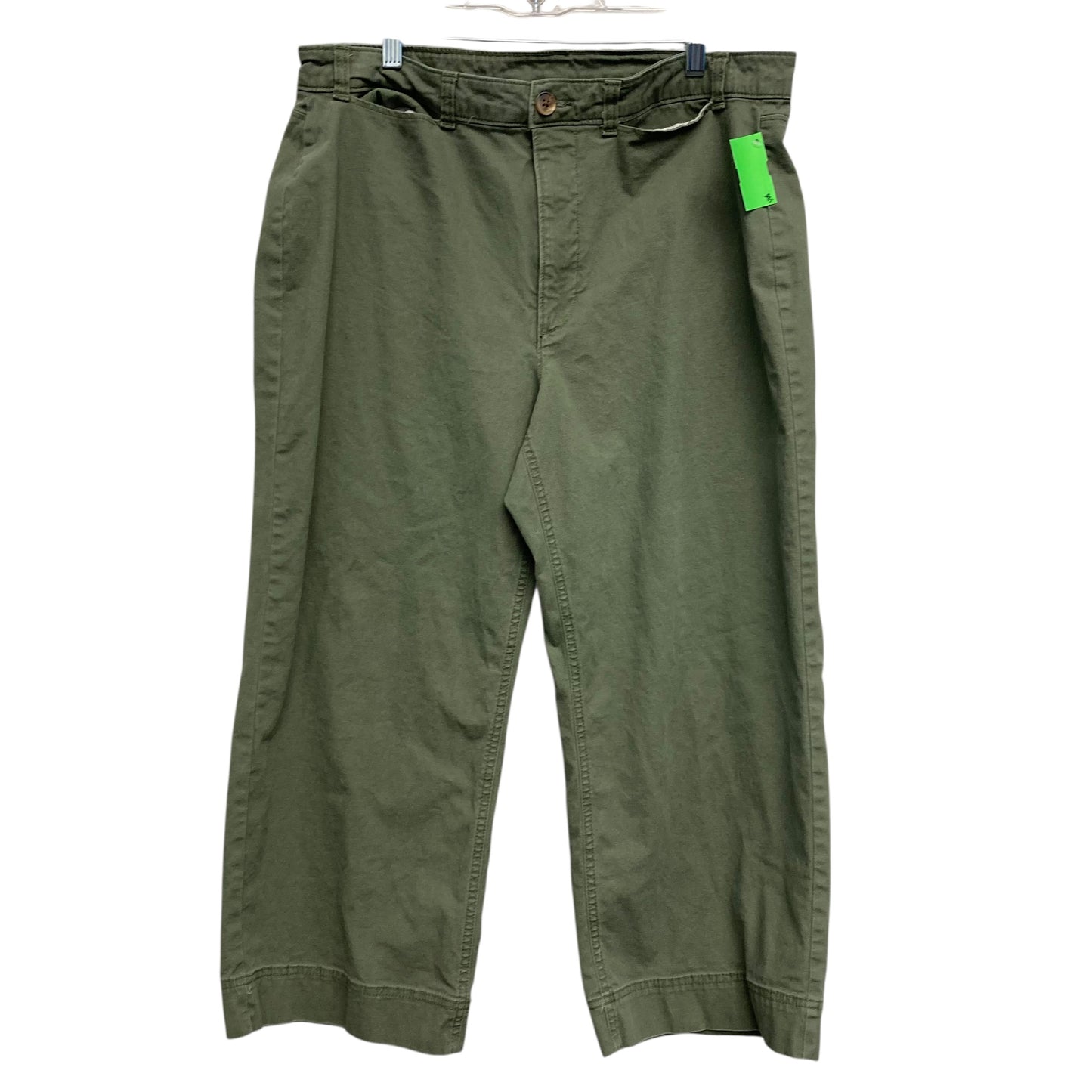 Pants Wide Leg By Old Navy In Green, Size:16