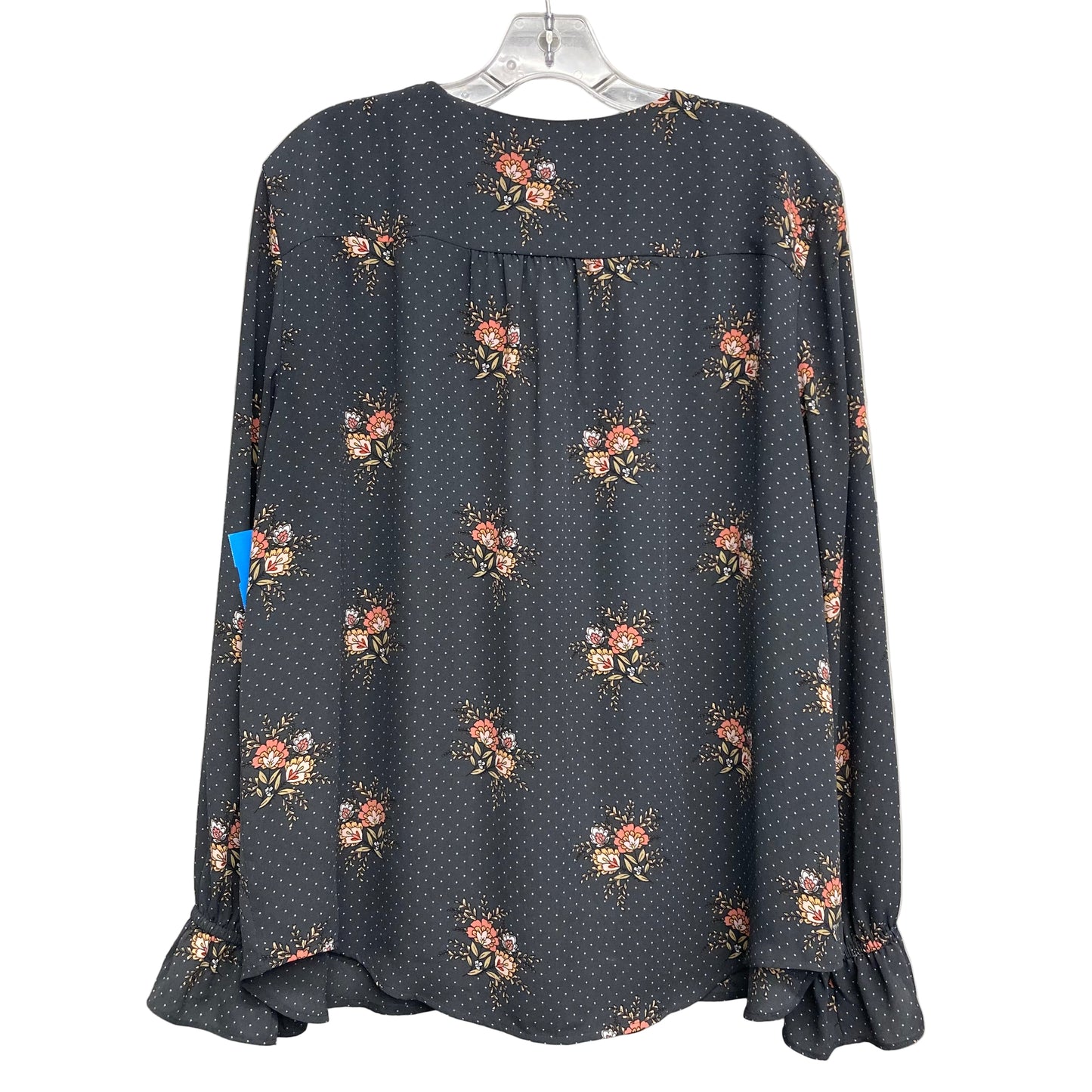 Top Ls By Loft In Grey & Tan, Size:Xl