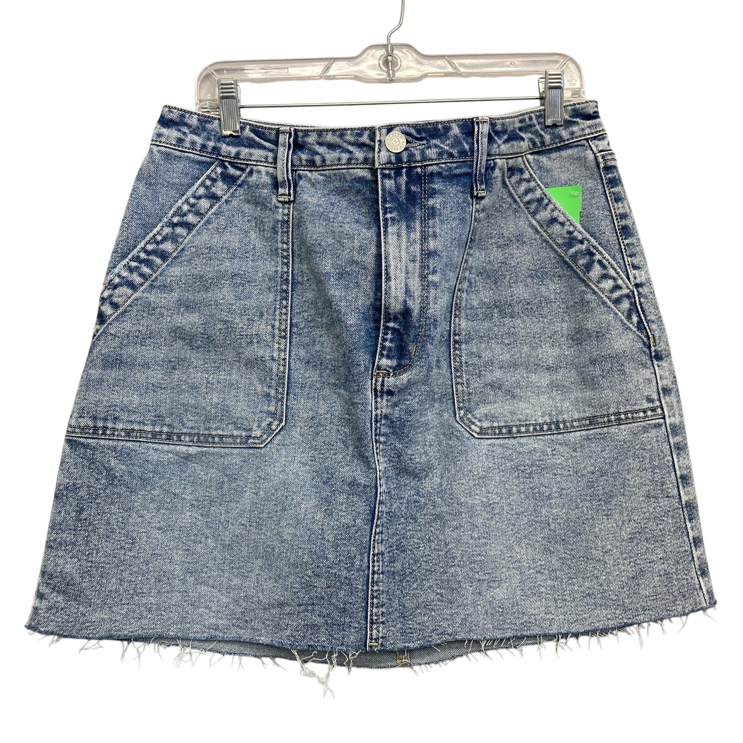 Skirt Mini & Short By Edited by Remi Bader In Blue Denim, Size:14