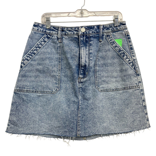 Skirt Mini & Short By Edited by Remi Bader In Blue Denim, Size:14