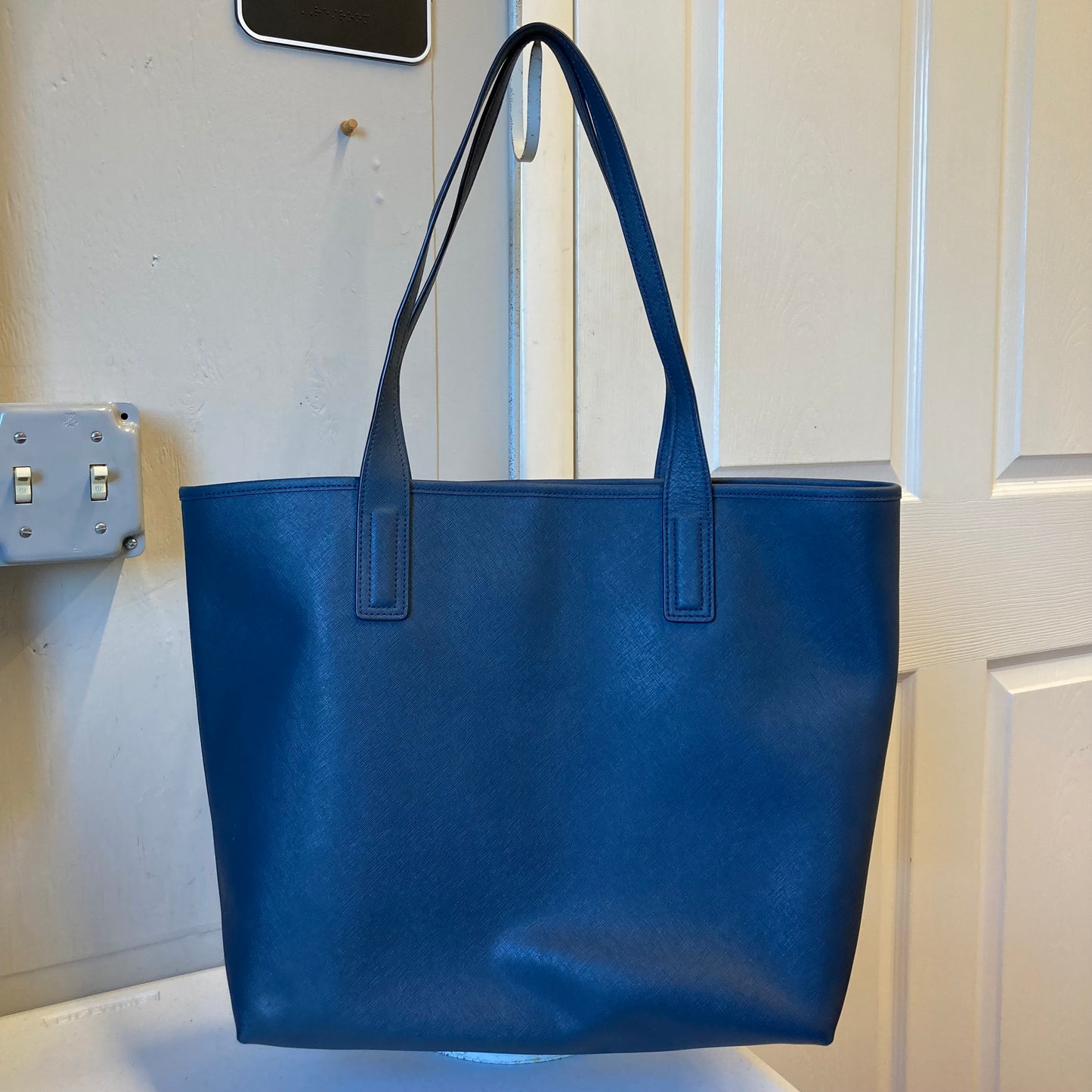 Tote Designer By Kate Spade In Blue & Purple, Size:Large