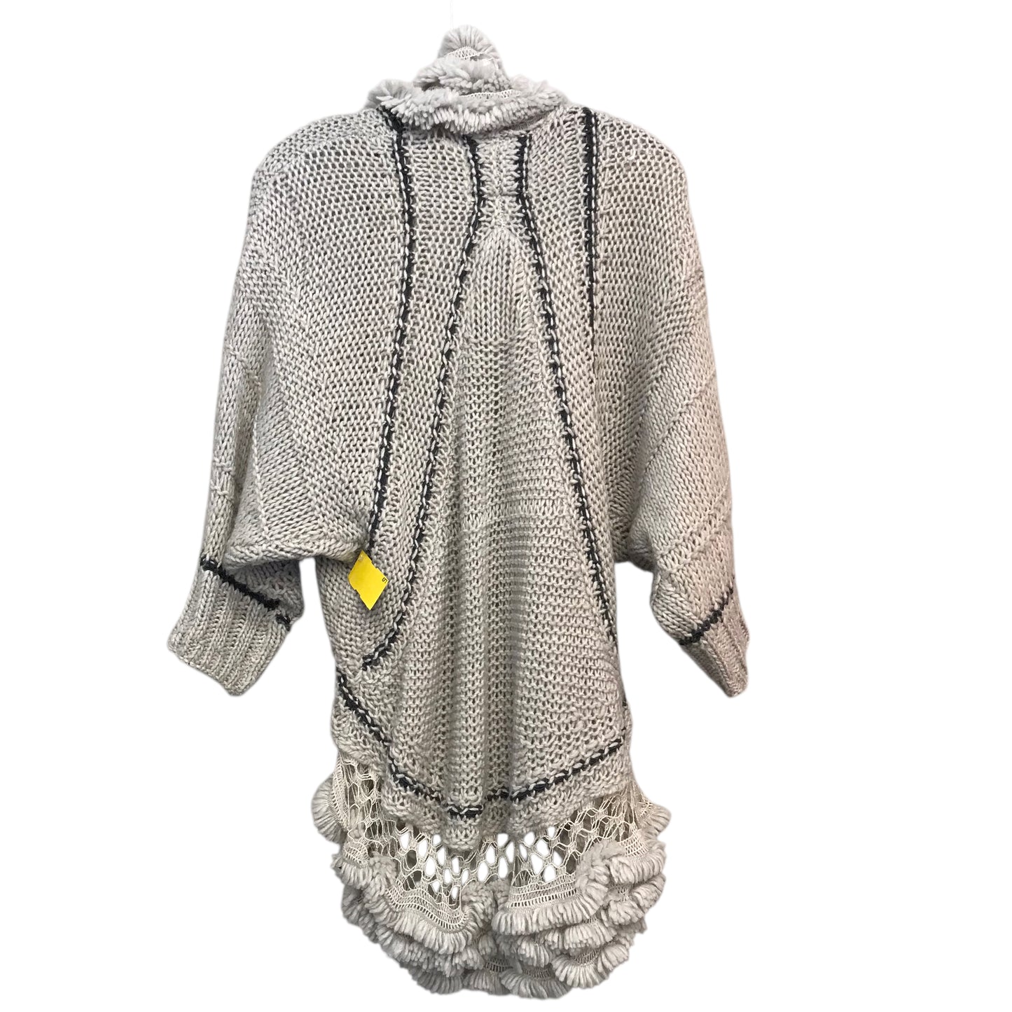Sweater Cardigan By Anthropologie In Grey, Size:Xs