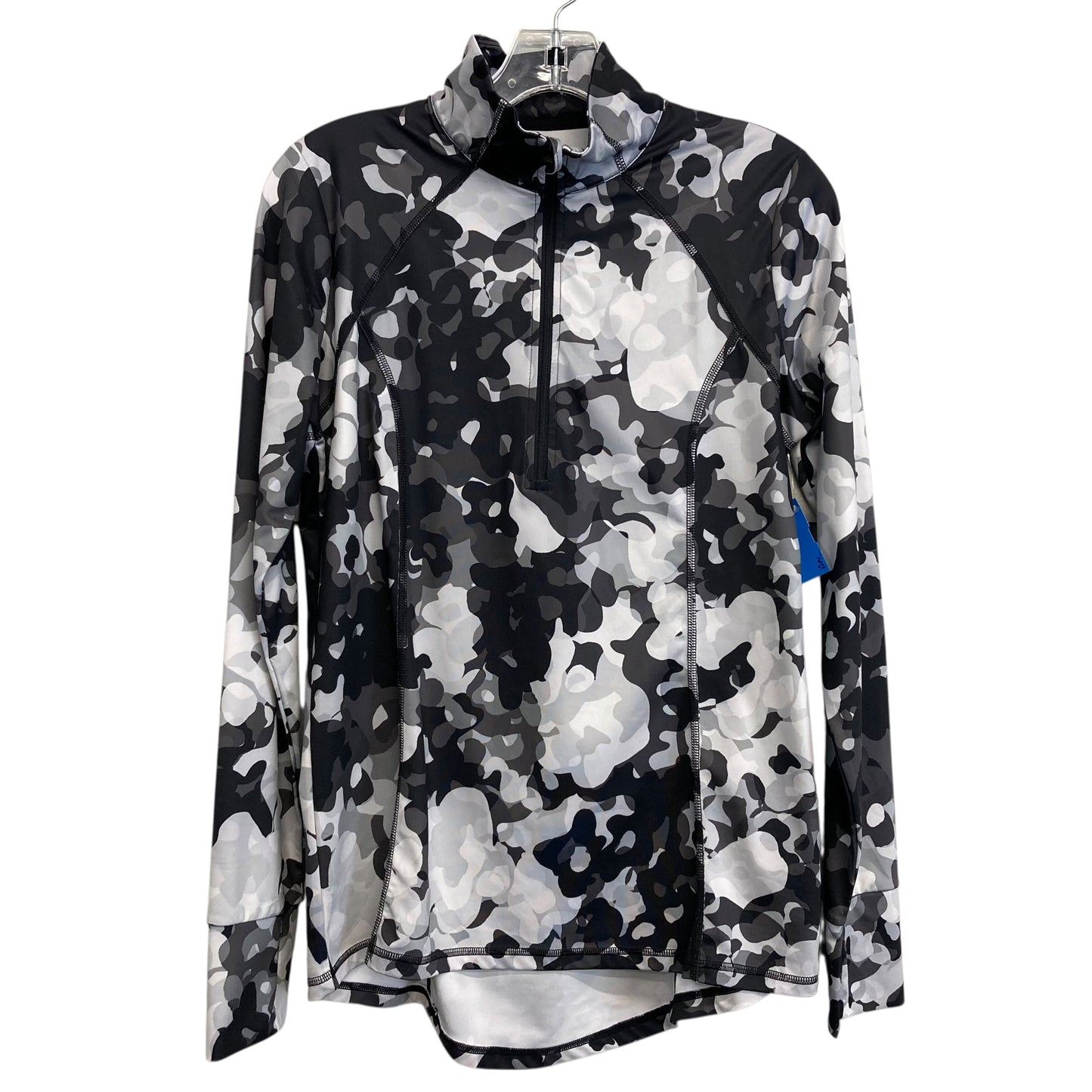 Athletic Top Ls Collar By Xersion In Camouflage Print, Size:S