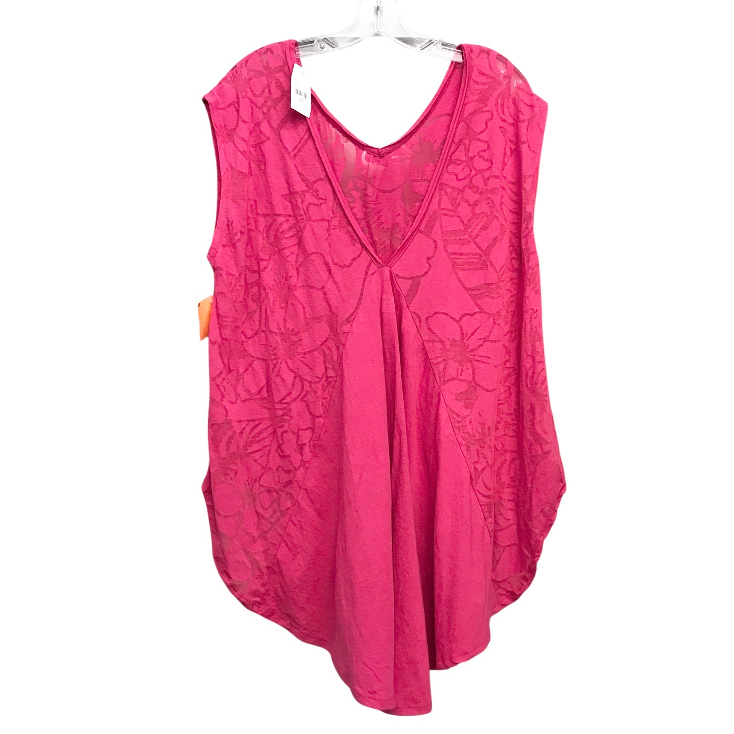 Top Ss Basic By Lane Bryant In Pink, Size:1X