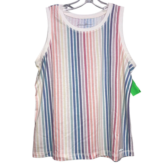 Tank Top By Eddie Bauer In Rainbow Print, Size:S