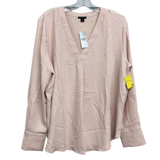 Top Ls By Ann Taylor In Peach, Size:L