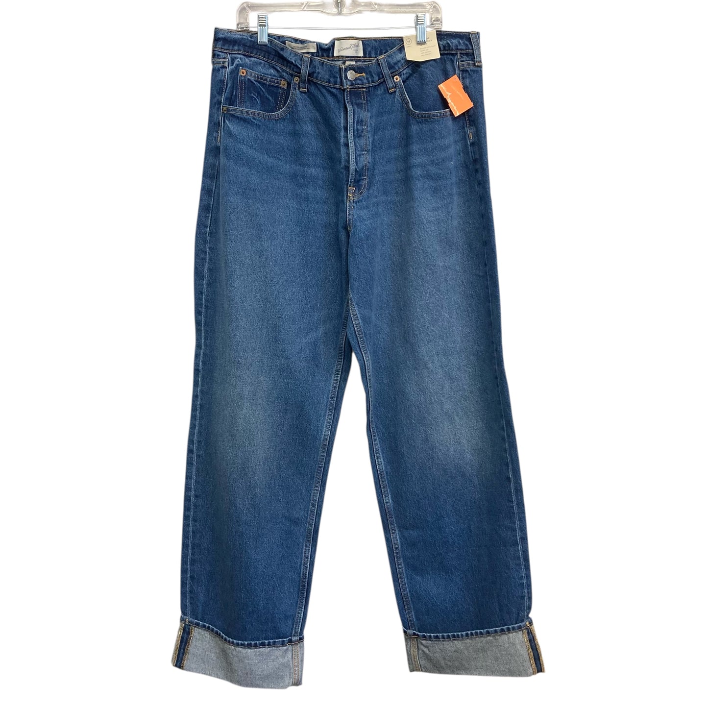 Jeans Wide Leg By Universal Thread In Blue Denim, Size:16