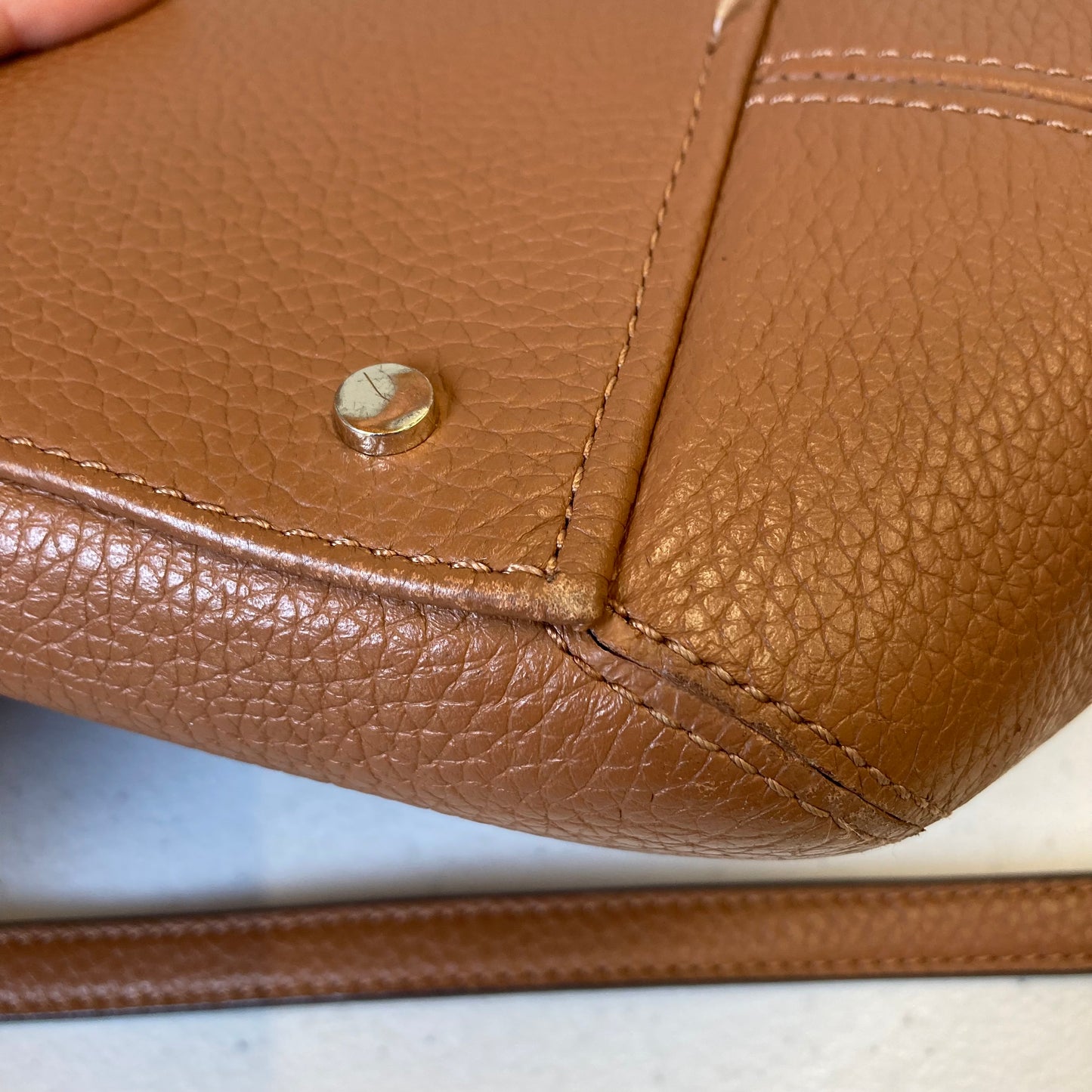 Handbag Designer By Kate Spade In Brown, Size:Large