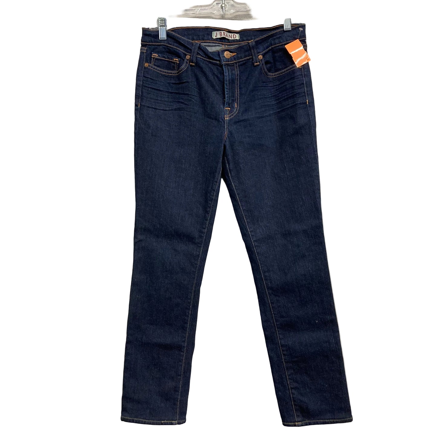 Jeans Straight By J Brand In Blue Denim, Size:10
