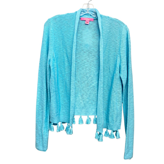 Cardigan Designer By Lilly Pulitzer In Blue, Size:M