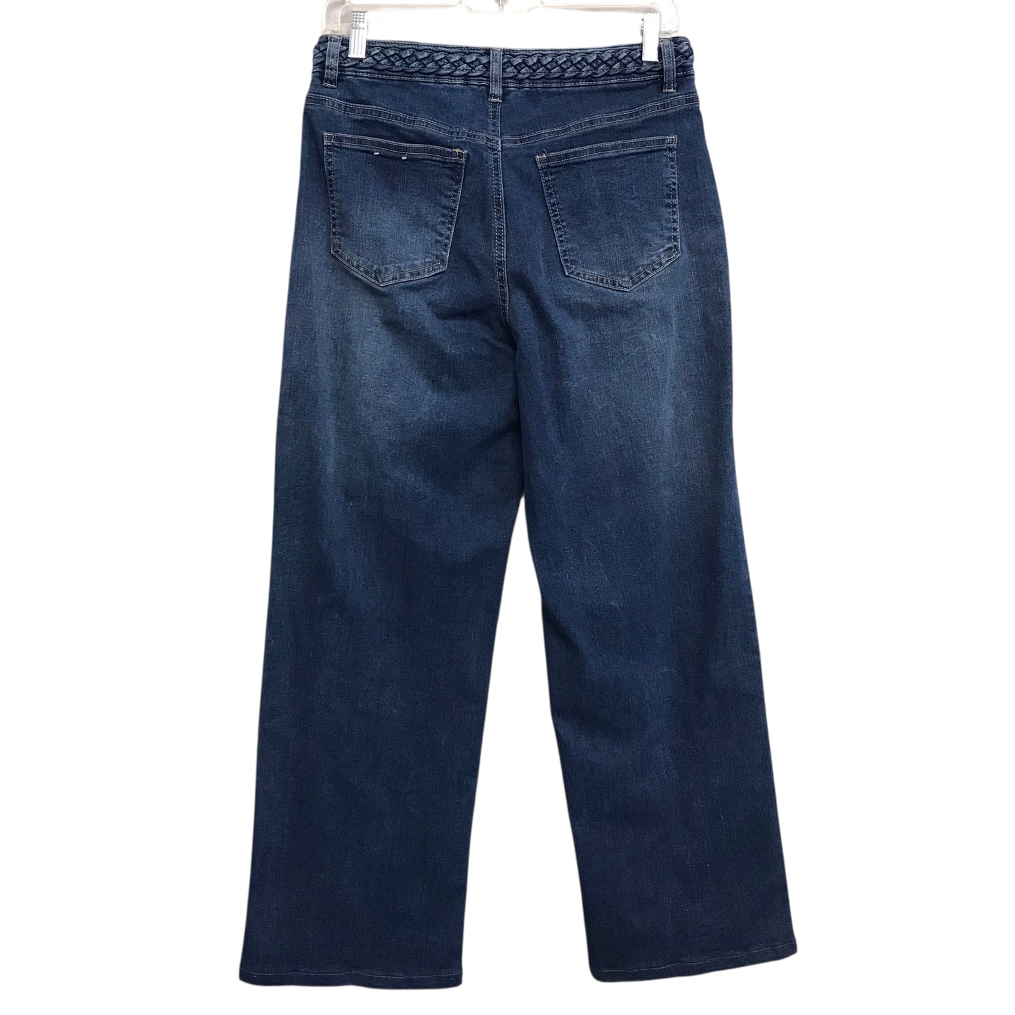 Jeans Wide Leg By D Jeans In Blue Denim, Size:6