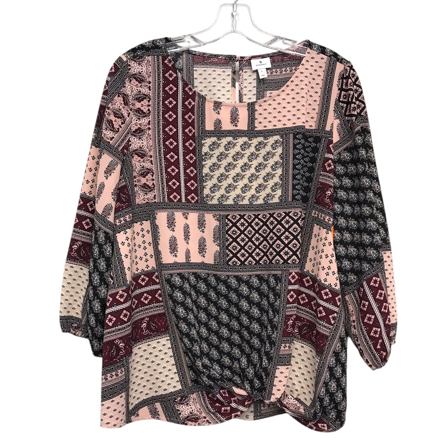 Top Ls By Dressbarn In Pink, Size:L