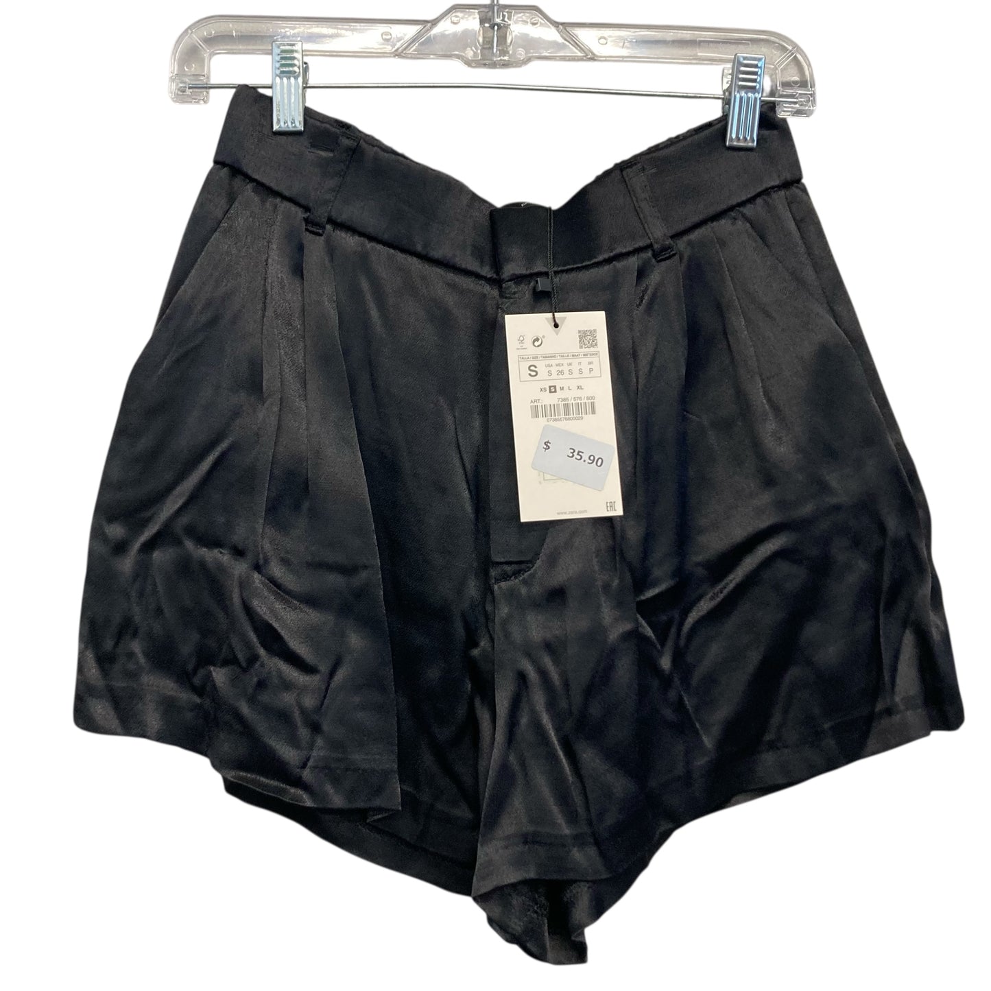 Shorts By Zara In Black, Size:4