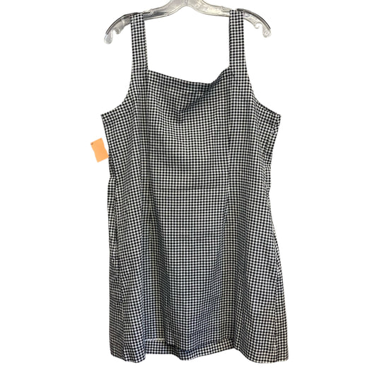 Dress Casual Short By A New Day In Checkered Pattern, Size:Xl