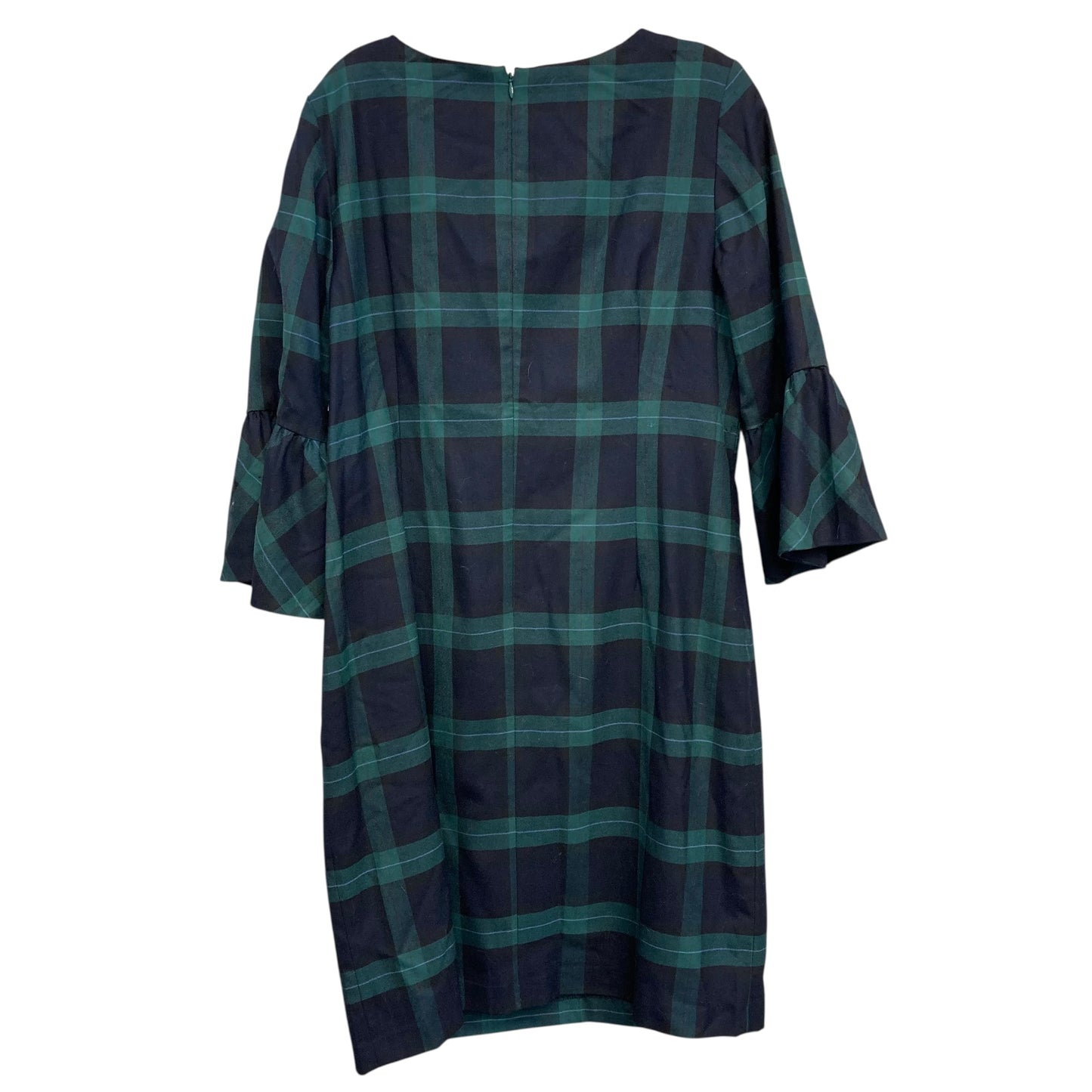 Dress Casual Midi By Talbots In Plaid Pattern, Size:Xl