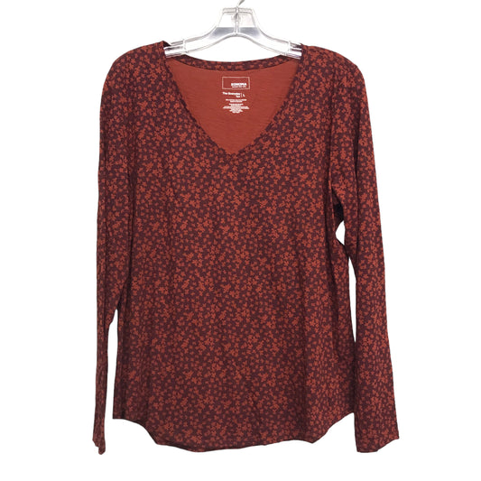 Top Ls By Sonoma In Red, Size:L