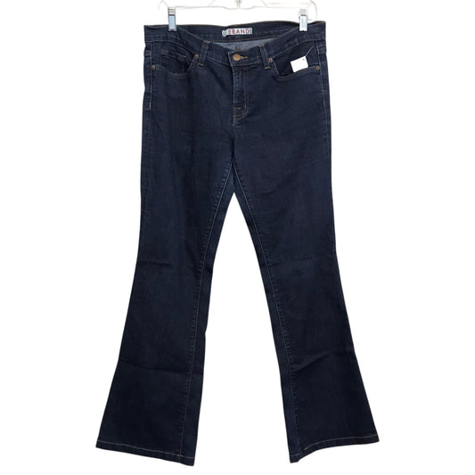 Jeans Flared By J Brand In Blue Denim, Size:12