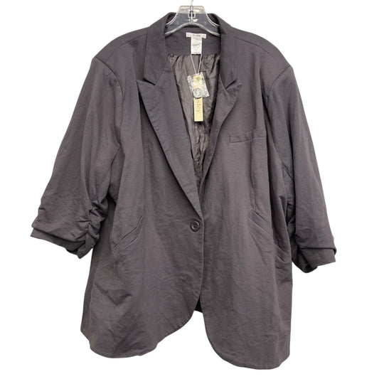Blazer By Esley In Grey, Size:4X