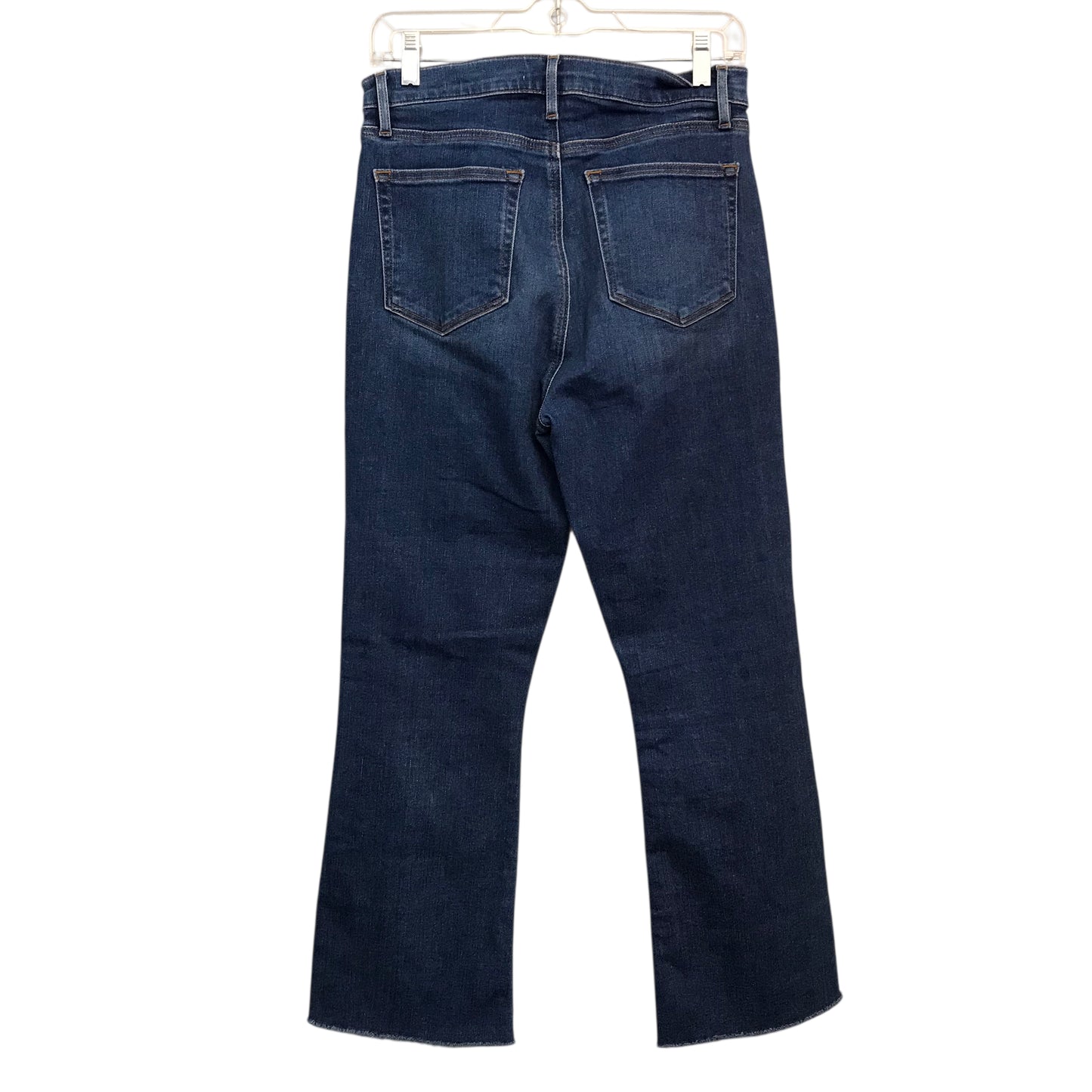 Jeans Cropped By Loft In Blue Denim, Size:8