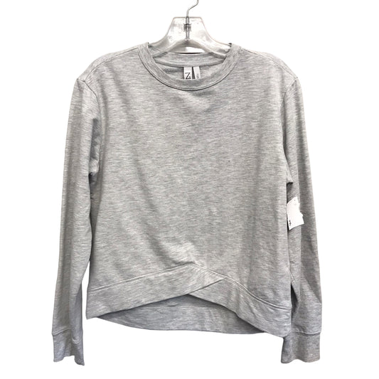 GREY ATHLETIC TOP LS CREWNECK by ZELLA Size:M