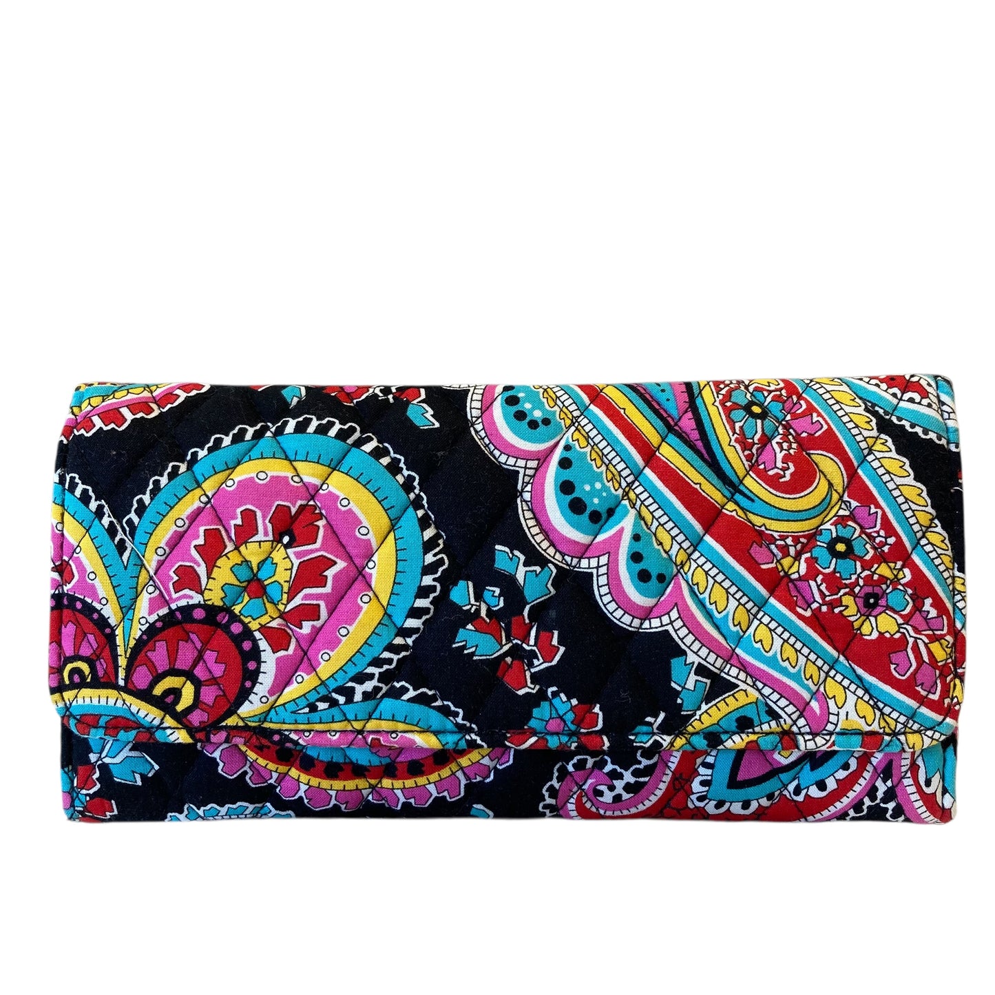 Wallet By Vera Bradley In Paisley Print, Size:Large