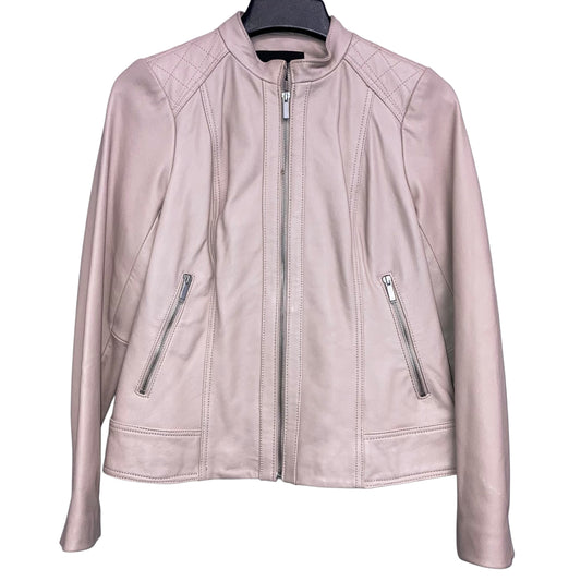 Jacket Designer By Neiman Marcus In Pink, Size:M