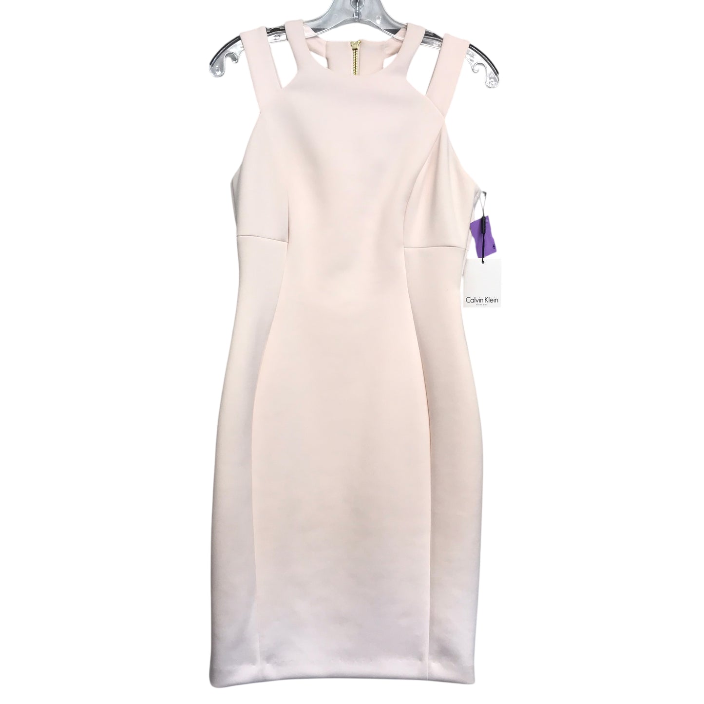 Dress Work By Calvin Klein In Light Pink, Size:S