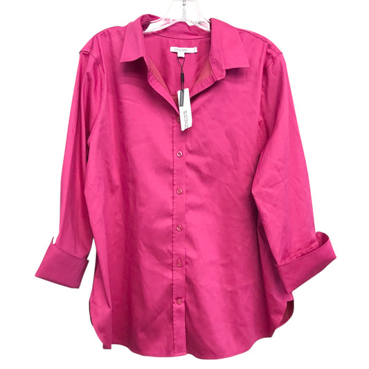 Top Ls By Chicos In Pink, Size:Xl
